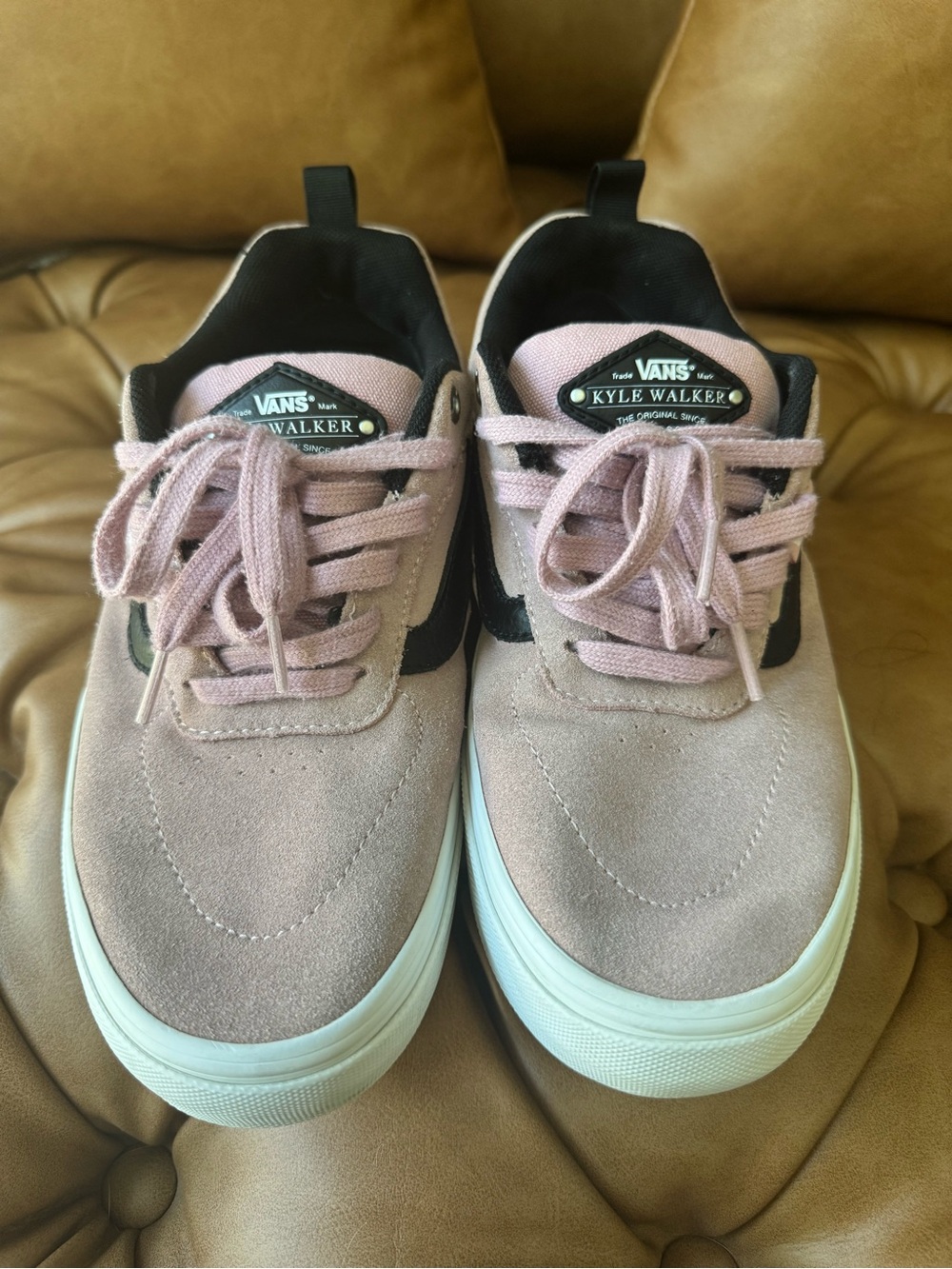 Vans Kyle Walker Men’s Suede Sneakers - Dusty Pink & Black